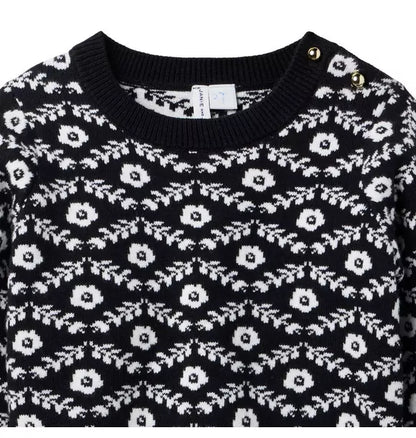 Floral Jacquard Sweater