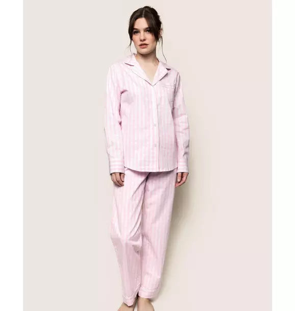 Women's Pink Gingham Pajama Set