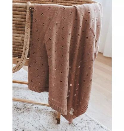 Flower Pink Baby Blanket