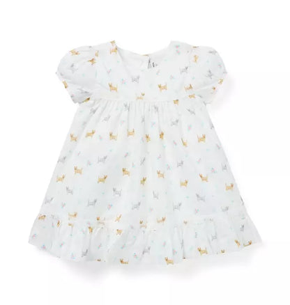 Baby Dog Friends Lace Trim Dress