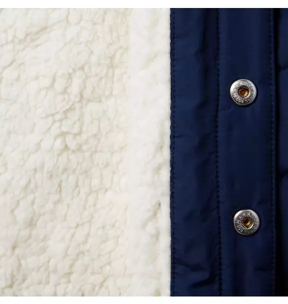 Quilted Sherpa Lined Jacket