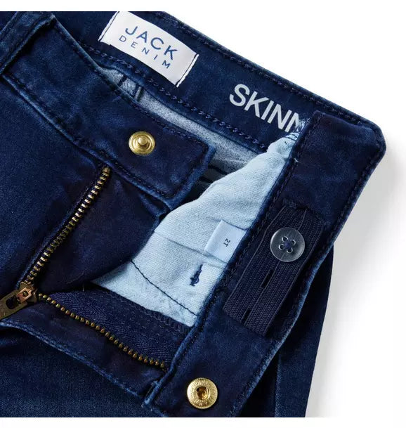 Skinny Jean In Night Sky Wash