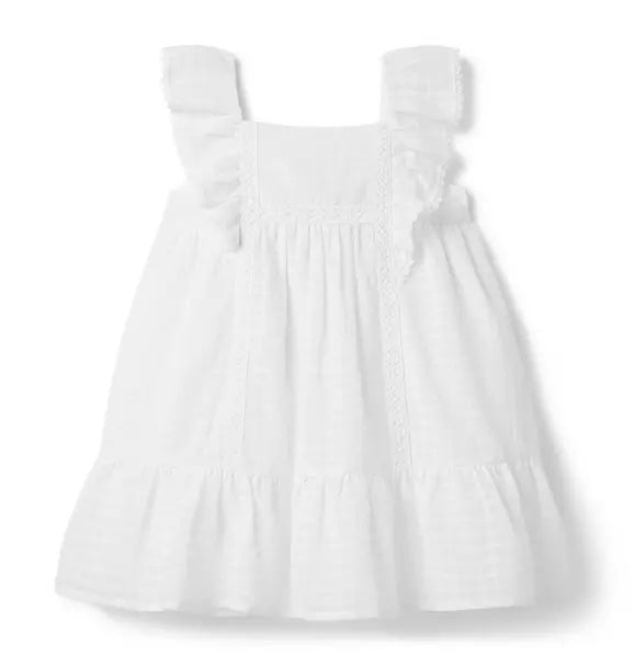 Checked Ruffle Dress