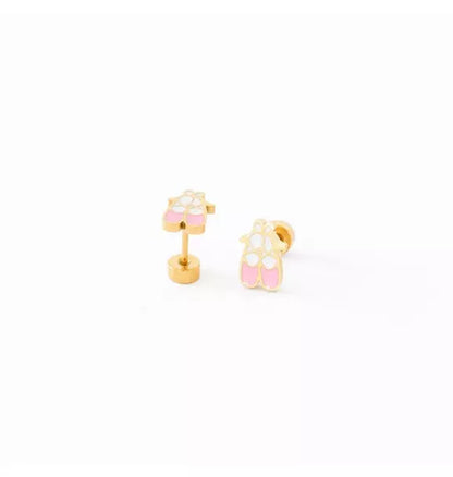 Ballet Slipper Stud Earrings