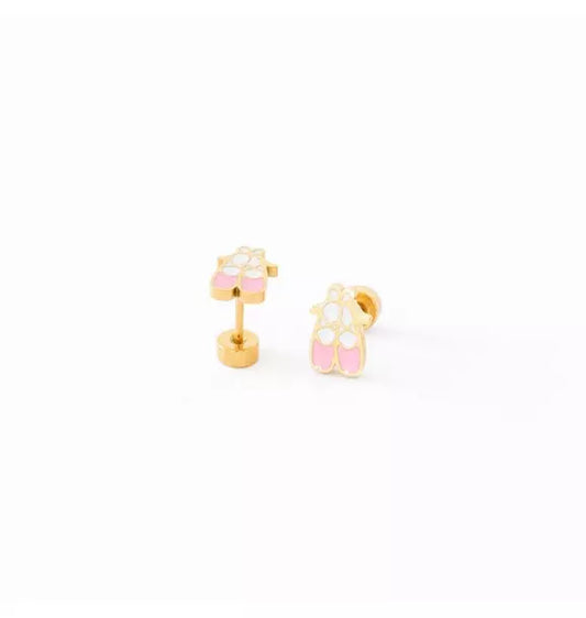 Ballet Slipper Stud Earrings