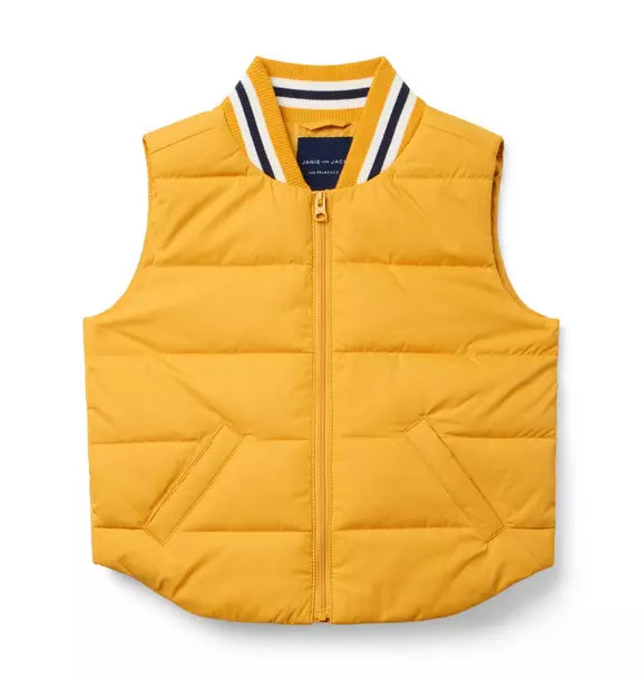 The Varsity Puffer Vest