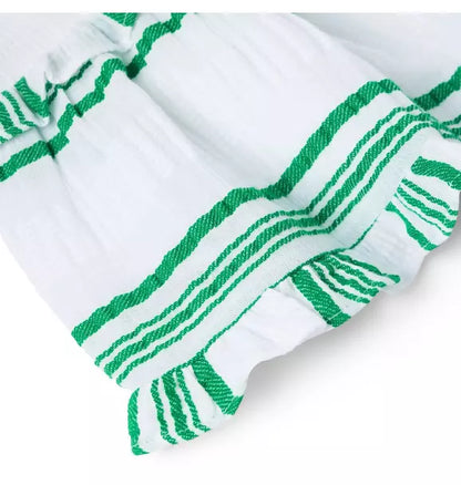 Striped Ruffle Dress