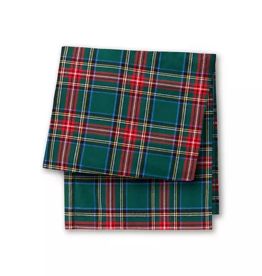 Signature Twill Table Runner in Kensington Tartan