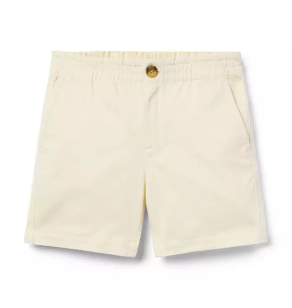 Twill Pull-On Short
