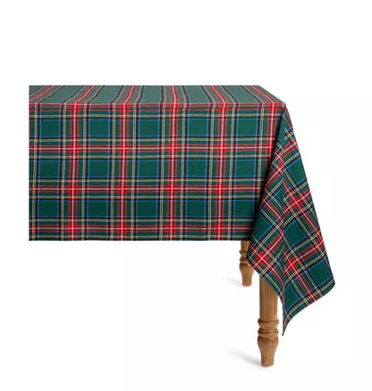 Signature Twill Tablecloth in Kensington Tartan
