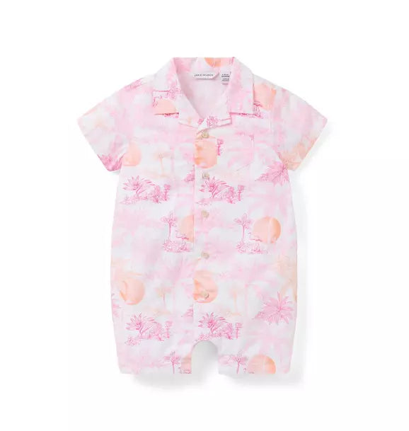 Serena Williams x Janie and Jack Toile Tour Baby Romper