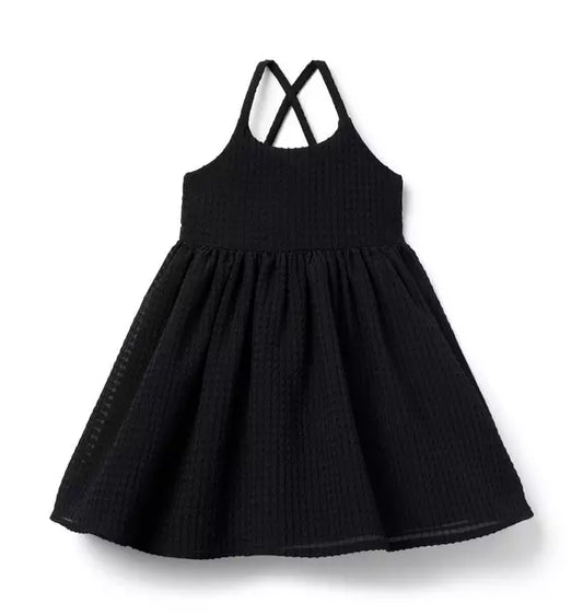 Seersucker Crossback Dress