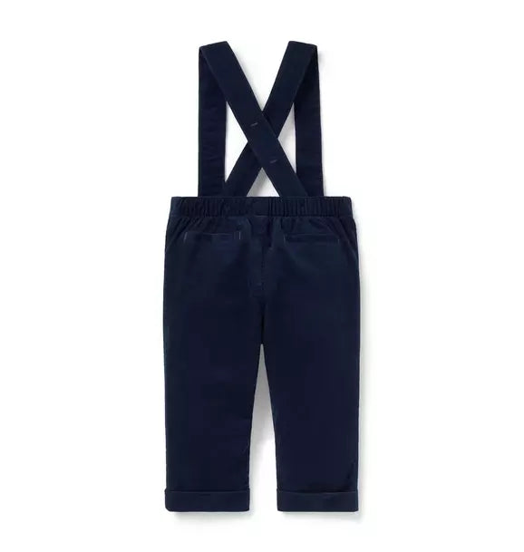 Baby Corduroy Suspender Pant