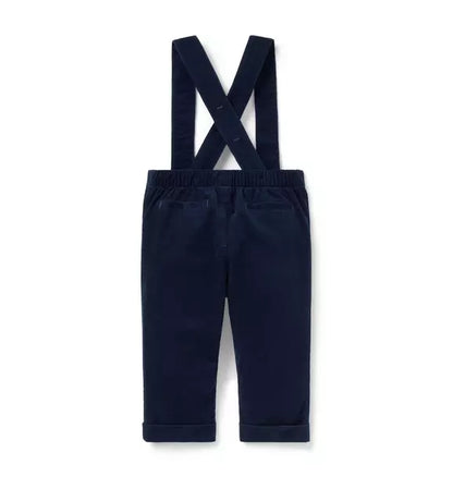 Baby Corduroy Suspender Pant