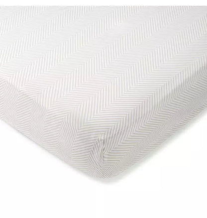 Leze Taupe 3 Piece Crib Set in Pouch