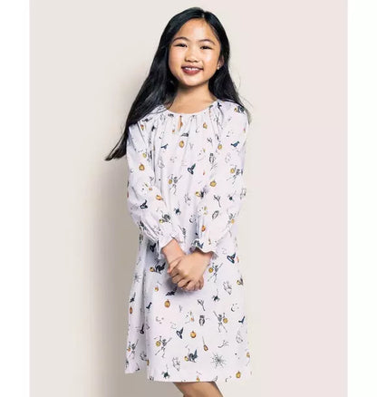 Girl's Twill Delphine Nightgown in Trick or Treat