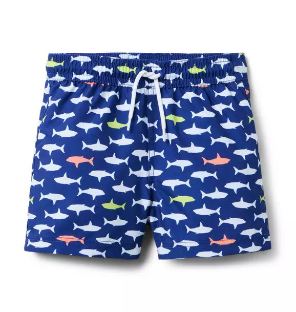 Recycled Shark Swim Trunk