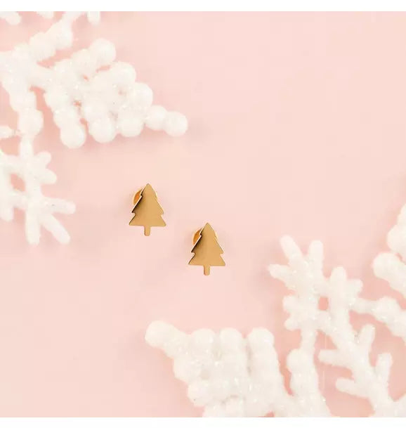 Christmas Tree Stud Earrings