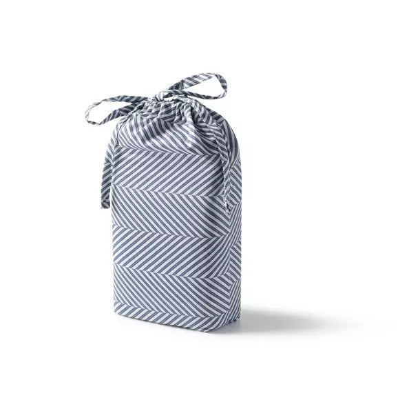 Leze Blue 3 Piece Crib Set in Pouch