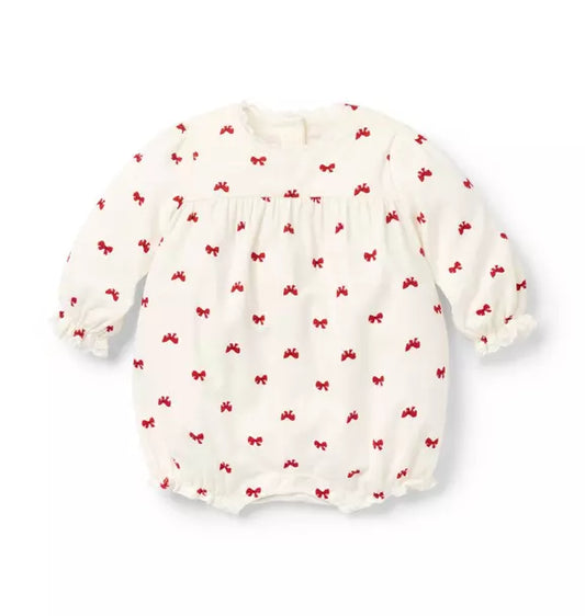 Baby Bow Corduroy Romper