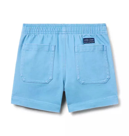 Twill Patch Pocket Pull-On Short