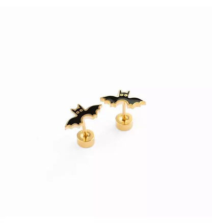 Bat Stud Earrings