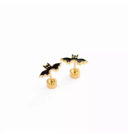 Bat Stud Earrings