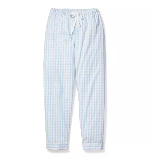 Men's Light Blue Gingham Pant Separates