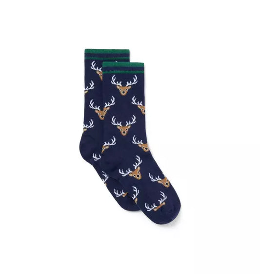 Deer Icon Sock