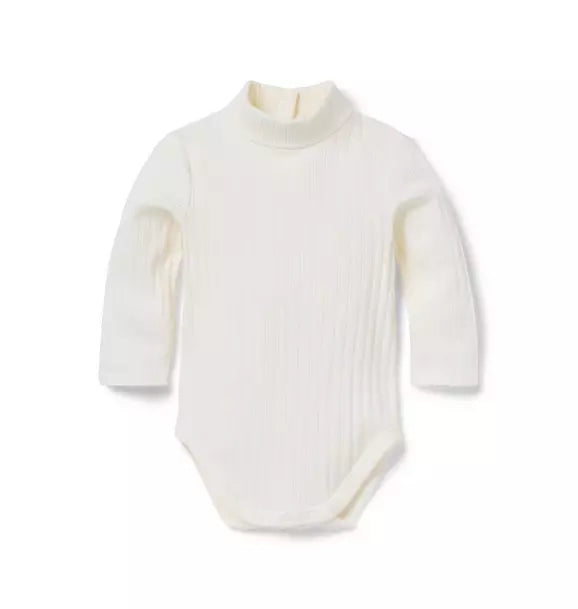 Baby Ribbed Turtleneck Bodysuit