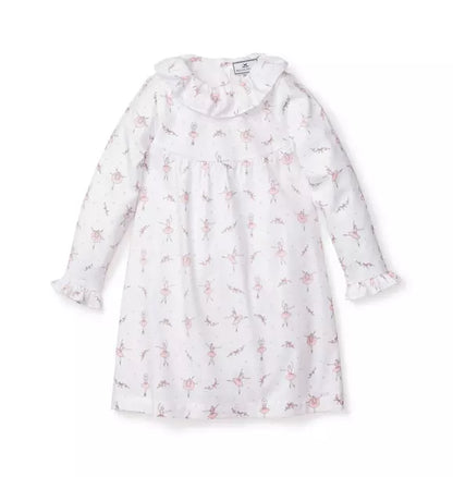 Girl's Twill Scarlett Nightgown in Sugar Plum Fairy
