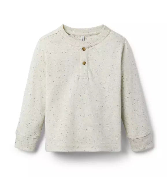 Speckled Henley Tee