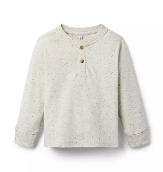 Speckled Henley Tee