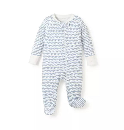 Baby's Pima Romper in La Mer