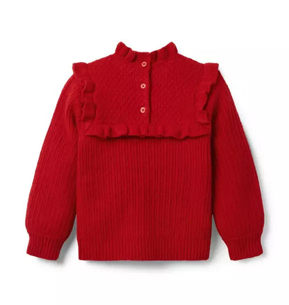 Ruffle Bow Sweater