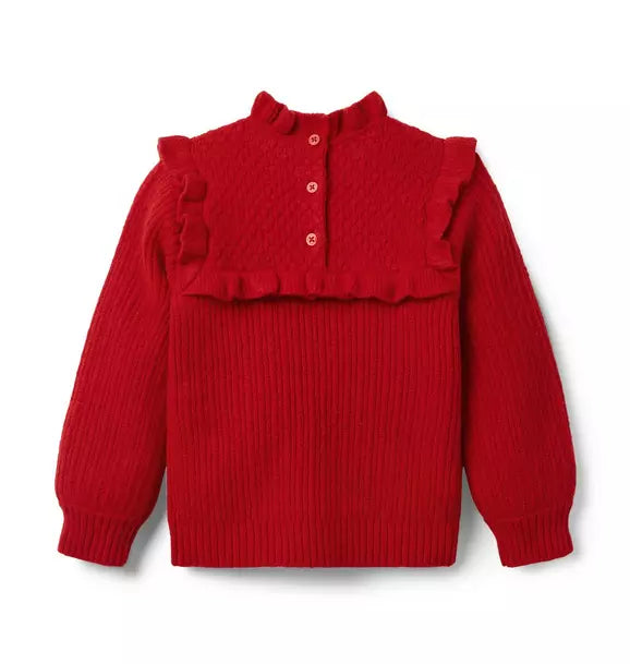 Ruffle Bow Sweater