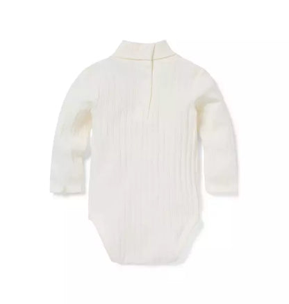 Baby Ribbed Turtleneck Bodysuit
