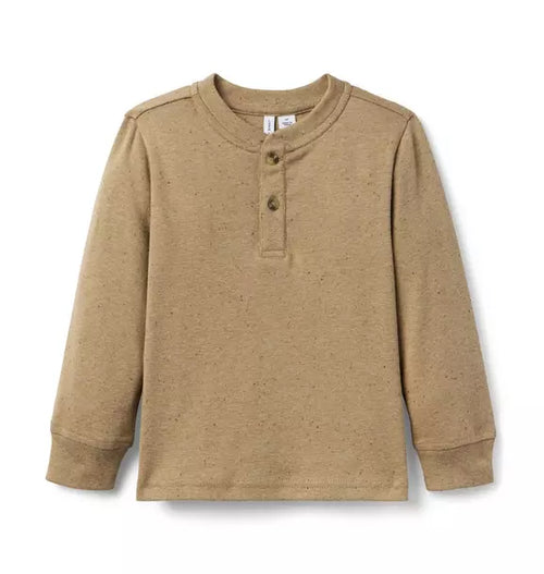 Speckled Henley Tee