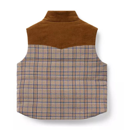 The Western Plaid Vest