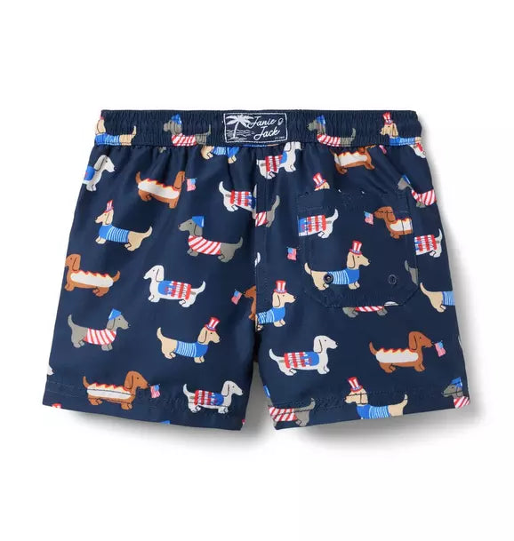 Americana Dog Swim Trunk