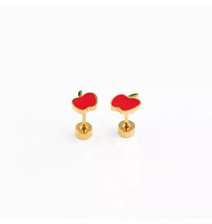 Apple Stud Earrings
