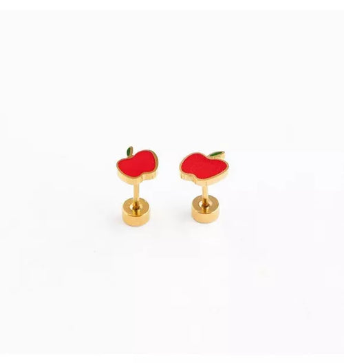 Apple Stud Earrings