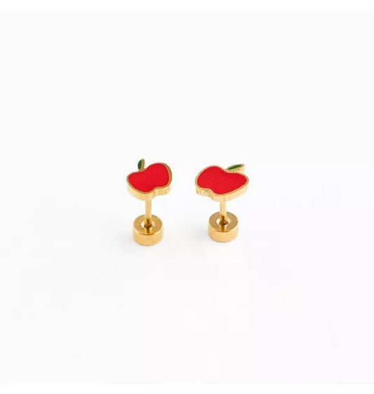 Apple Stud Earrings