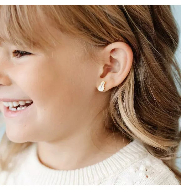 Snowman Stud Earrings