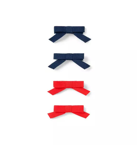 Bow Barrette Set