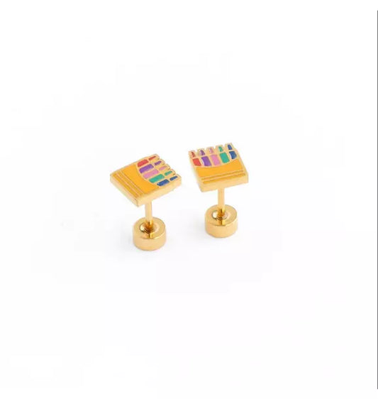 Crayon Stud Earrings