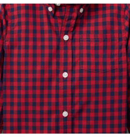 Gingham Poplin Shirt