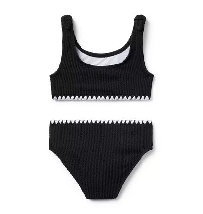 Recycled Textured 2-Piece Swimsuit