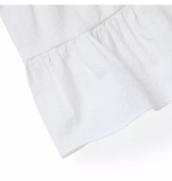 Baby Seersucker Tiered Dress