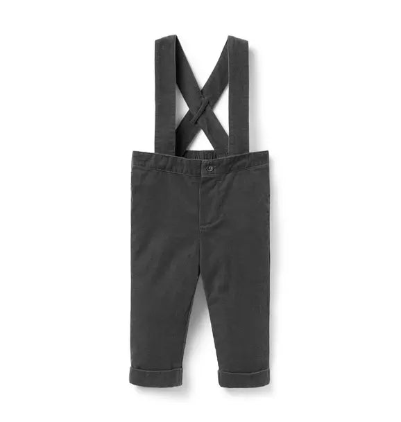 Baby Corduroy Suspender Pant
